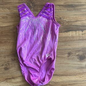 GK Purple Sparkle Leotard